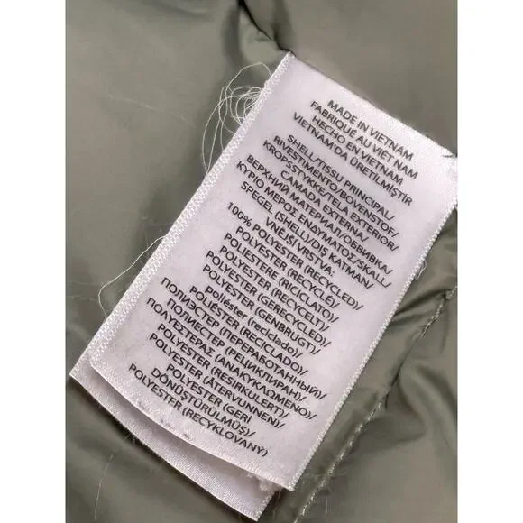 Polo Ralph Lauren Boys Faux Fur Trim Down Parka Jacket Coat Sz 8 Small Tan Khaki - Picture 12 of 13